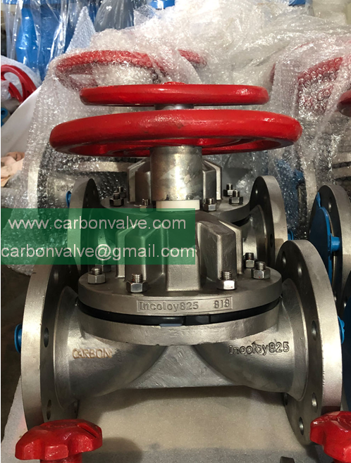 Incoloy825 diaphragm valve