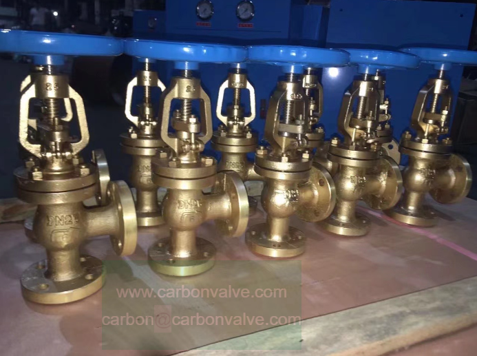 Angle globe valve