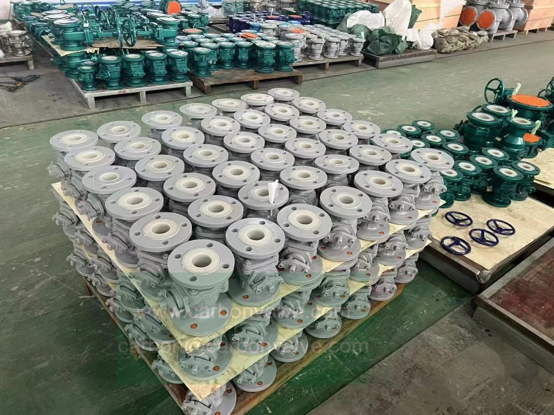 PTFE Lined ball valves