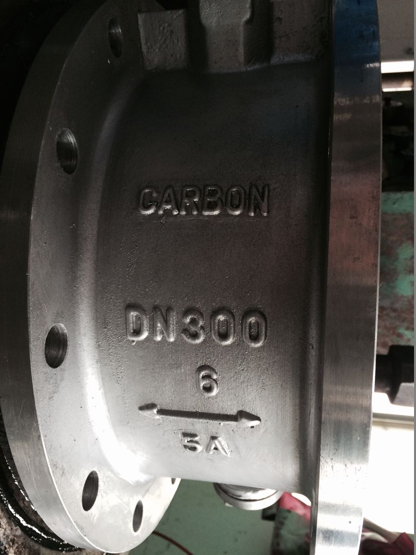 Super Duplex 2507 butterfly valve DN300