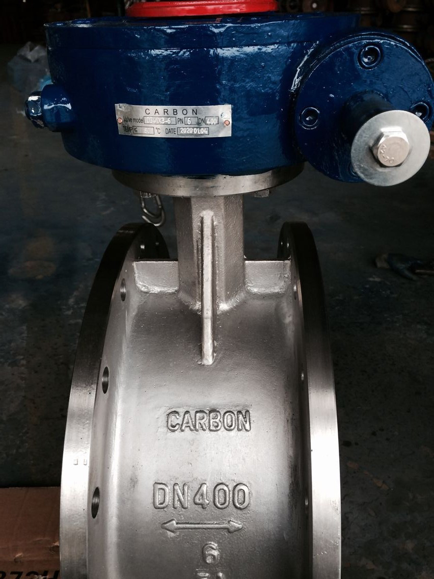 Super Duplex steel A890 5A butterfly valve DN400