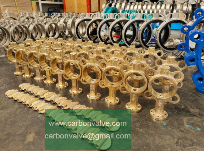 aluminum bronze wafer butterfly valves