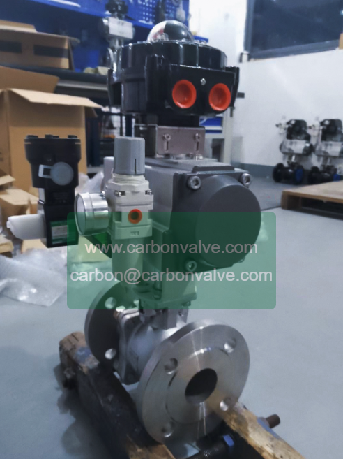 pneumatic flanged ball valves