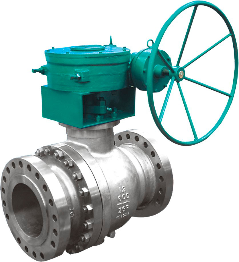 class 150~1500 trunnion cast ball valve